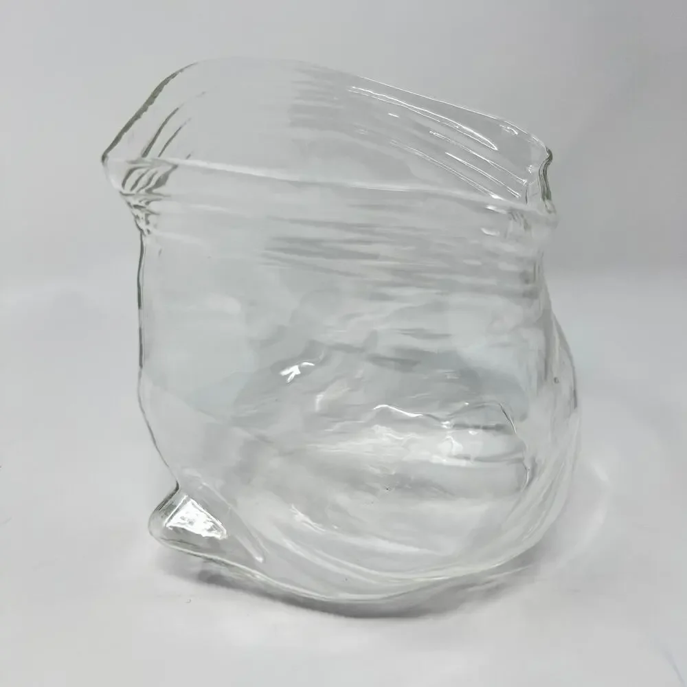 Genuine Fred UNZIPPED Baggie Original Art Glass Zipper Bag Hand Blown Candy Gift